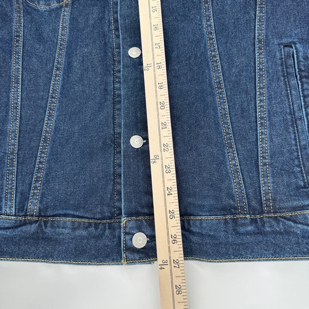 Levi Strauss Co Mens XL Trucker Jacket Dark Wash Denim XL NEW W/TAGS! - Picture 13 of 13